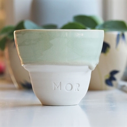 Mor Grøn Keramik Kop